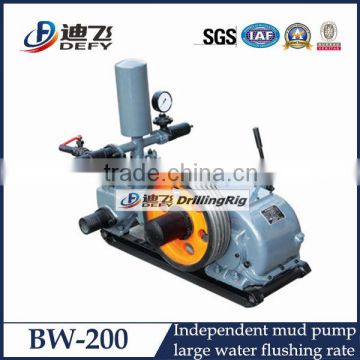 BW-200 Large Water Flushing Rate Drill Rig Mud Pump