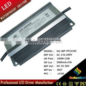 HG-WP-PF22100 LED driver lamps driver 100W COB