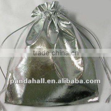 Organza Silver Gift Packaging Wedding Bags Wholesale Supplies(OP012)