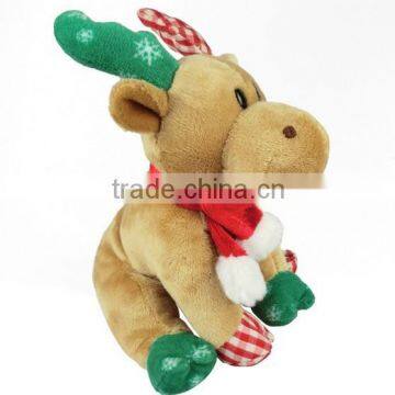 Christmas Plush Reindeer,Plush Stuffed Christmas Deer Toy , Plush Reindeer Toy photo-3