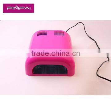 2015 model 613 popular rose color 36w nail uv lamp