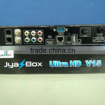 Original jyazbox ultra hd v15 hd Satellite Receiver jb200 and Wifi antenna DVB-S2 8psk satellite Receiver for North america