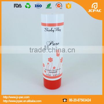 cosmetic plastic whitening cream massage tube