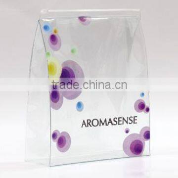 Clear PVC Plastic Shop Packaging Bag With Zip Lock