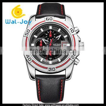 WJ-5510 30 Meters Waterproof Megir Top Sale Attractive Luminious Megir With Calendar Men Watch photo-2