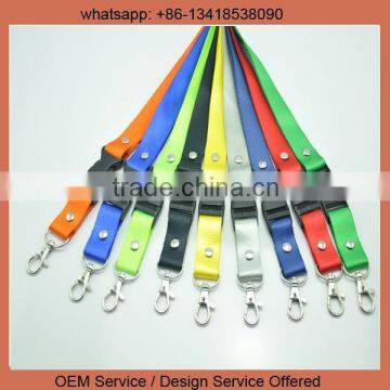 ID card holder lanyard no printed lanyard blanks wholesale