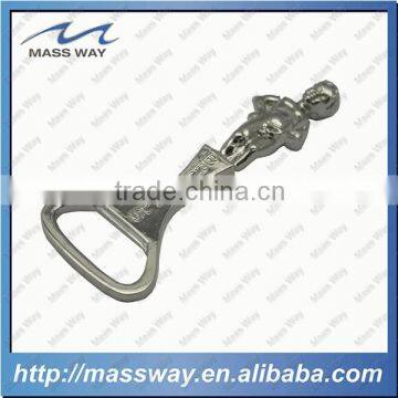 Custom Aluminum Blue Color Penquin Shape Bottle Opener Keyring photo-2