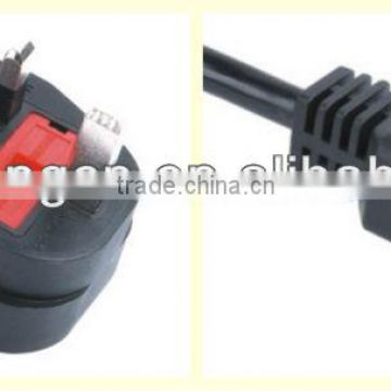 UK plug to IEC C19 power cord