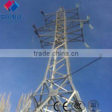 500 KV Galvanized steel transmission line towers