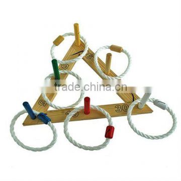 38*4*2CM Top Quality Wood Ring Toss Toy with Promotions