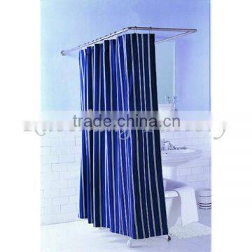 Latest Hot Selling Double Swag Shower Curtain With Valance