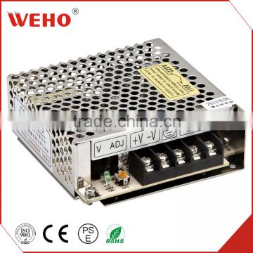 WEHO Electrical Equipment S-25-12 CCTV 12V 2.1A 25W AC/DC Switching Mode Power Supply                        
                                                Quality Choice