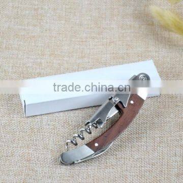 Stock Factory High Quality Stainless Steel Corkscrew Wine Opener for Gift photo-3