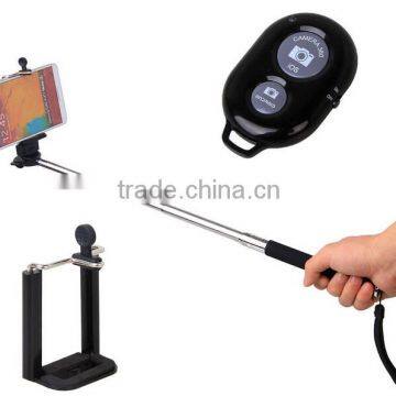 NEW selfie stick monopod with bluetooth remote shutter button