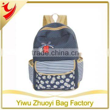 New Design Vintage Cotton Canvas Backpack Bags Wholesale / Cute Canvas Backpack