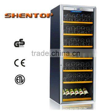 150-bottle led wine cooler with steel handle CE CB RoHS GS approval STH-S137