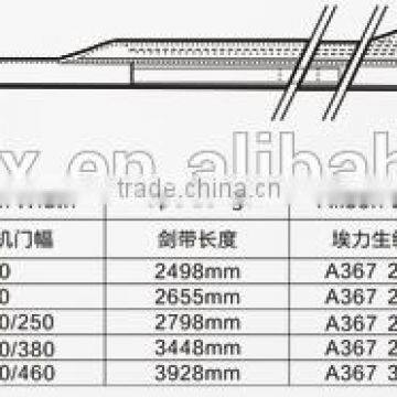 high quality loom rapier belt//rapier tape with flexible payment