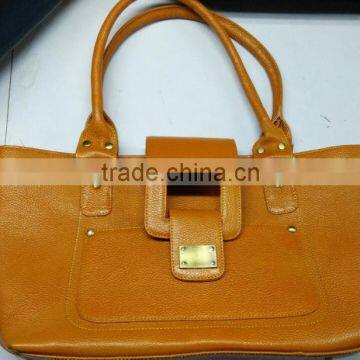 Green Coloured Leather Ladies Hand Bags photo-5