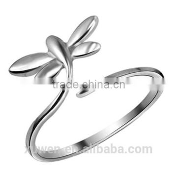 high polished dragonfly 925 sterling silver ring