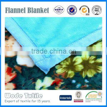 Hot Selling Various Kinds Super Soft Print Coral Fleece Blanket Scarf