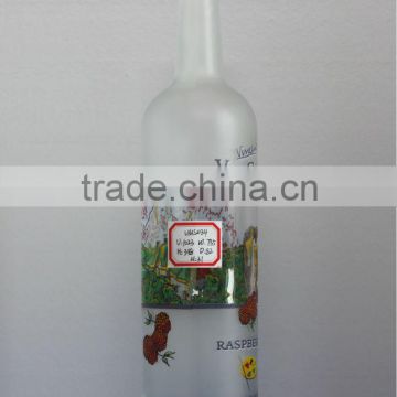 700ml frost alcohol glass bottle