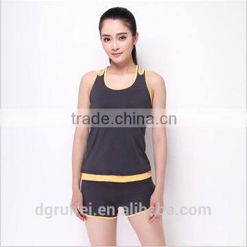 Yoga suit vest for fitness cheap suit ves