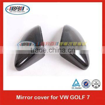 Carbon Fiber Mirror Cover Side Caps Fit For VW Golg 7 Carbon Mirror