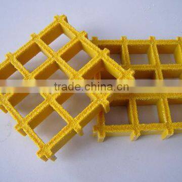 China manufacture frp grating 38x38x25 with gritted top