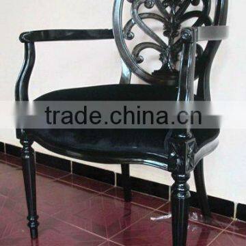 Antique Reproduction French Furniture - Spider Dining Arm Chairs - Mahogany Furniture Indonesia