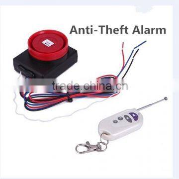 Sensitive Anti-Theft System Remote Control Vibration motorcycle alarm