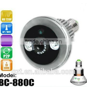 HD 720P Motion Detection H.264 BC 880C bulb WiFi IP Network camera