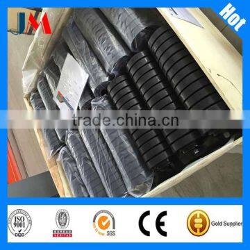 Troughing impact conveyor rollers, Buffering conveyor roller