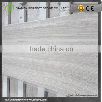 Marble 12x36 Tile With White Wood Marble