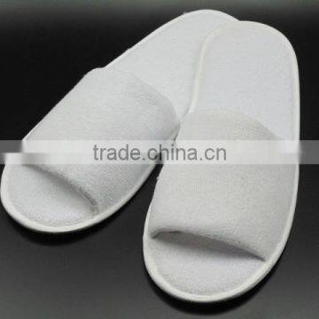 Cheap cotton terry hotel travel slippers/flight travel slippers/airline travel slippers