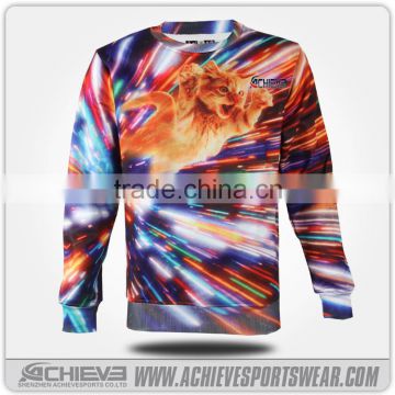 custom sublimation cashmere sweaters with factory price/cable knit sweater