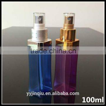 Square Shape Empty Skin Toner Bottle 100ml PETG Plastic Spray Bottle Toner photo-3