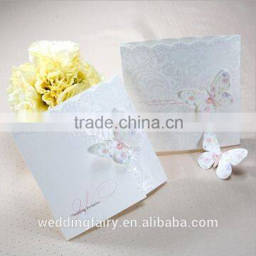 2015 High Quality cloloring blank wedding invitation cards