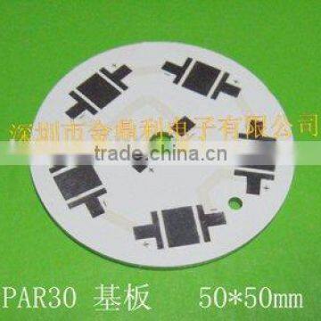 5*1W LED PCB/heatsink 50mm diameter