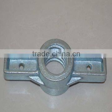 White&Zincplate Galvanized forged screw jack nut