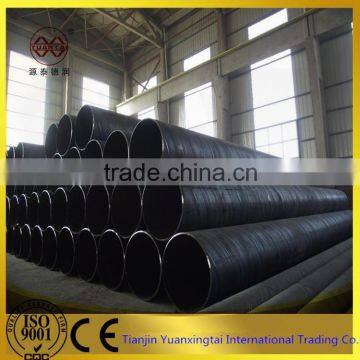 SSAW / spiral welded carbon steel pipe with large diameter for gas transhipment