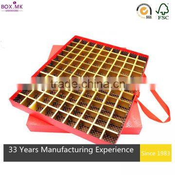 Beautiful Handmade Red Rectangle Black Chocolate Box photo-5