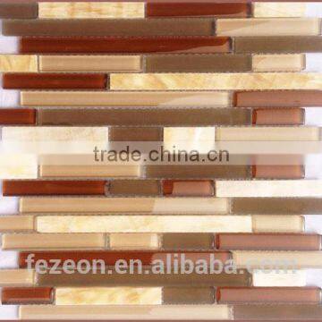 Glass stone mosaic tile, glass mosaic tile backsplash