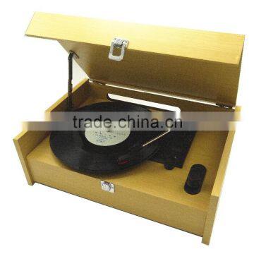 Rain Lane LP Turntable Music Box Retro Vinyl Record Player photo-5