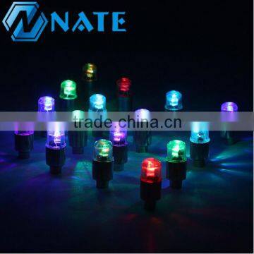 Motorcycles Bicycle Car Tire Valve Caps Light Lamp Wheel Neon LED Tyre Wheel light