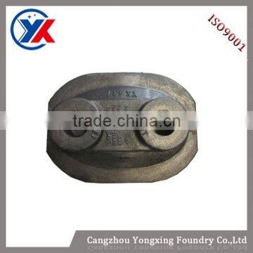 China OEM precision sand casting iron cast water valve cover casting ,valve body casting