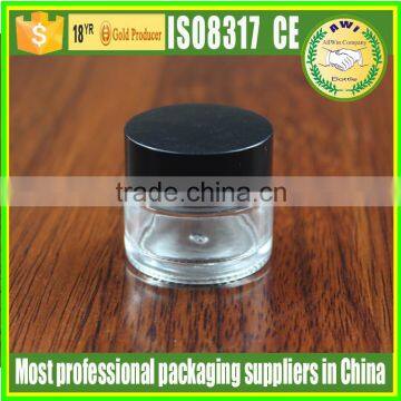 10 Gram Clear Glass Cream Jar for Face photo-6