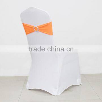 spandex chair cover with colorful lycra bowknot or lycra bandage