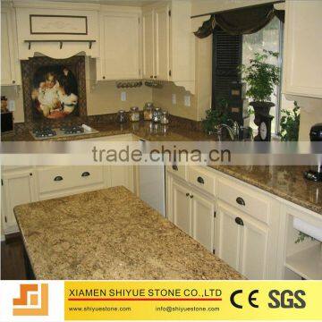 Polished Brazil Giallo Veneziano Granite Countertop