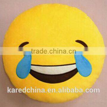 Wholesale Cute pillows emoticon plush emoji Pillow cover cushion cover