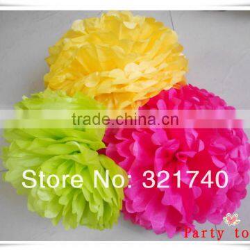 2016 hot new products craft pom flower pinwheel